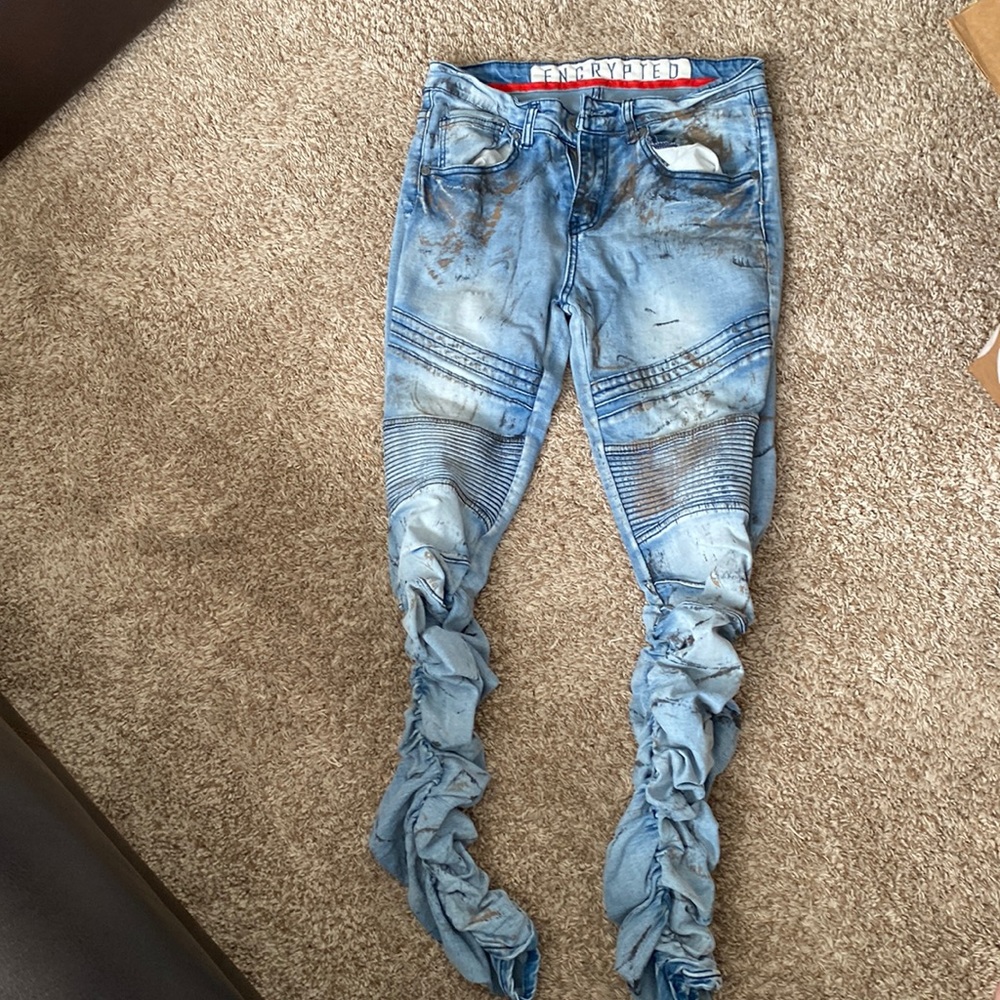 Encrypted jeans for young men size 30